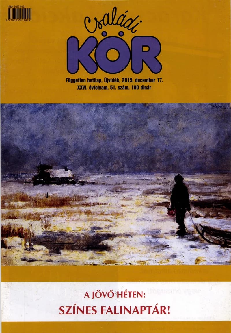 Családi Kör, 26. évf. 2015. december 17. 51. sz.