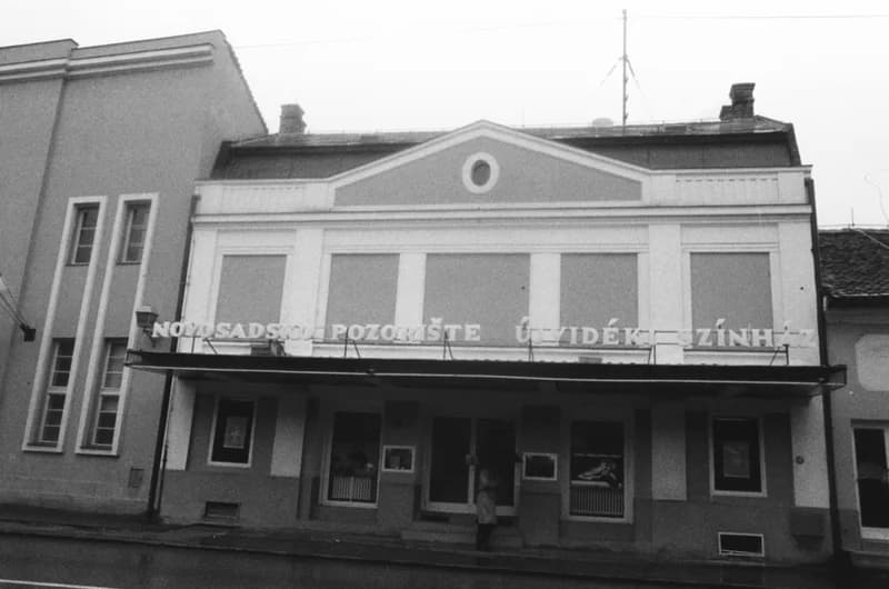 Az újvidéki színház épületének átadója