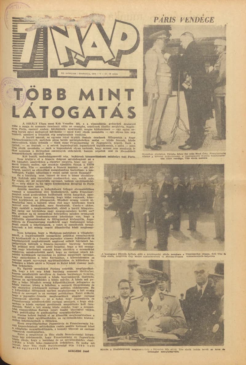 7 Nap, 11. évf. 1956. május 13. 20. sz.