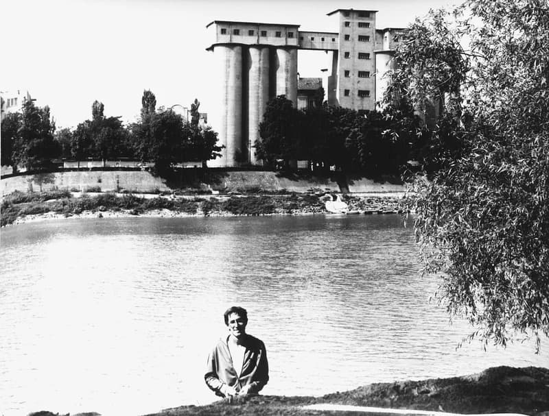 Fehér Ákos a zentai Tisza-parton