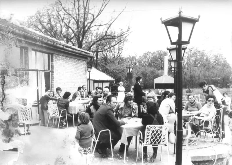 Majális a zentai népkertben