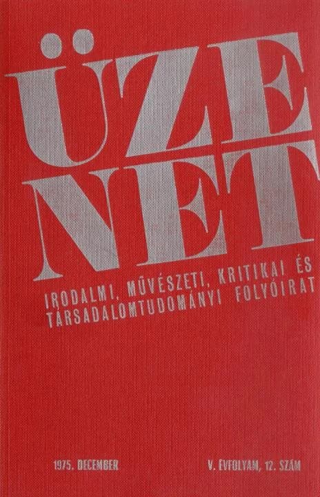 Üzenet, 5. évf. 1975. december. 12. sz. 925–1014. oldal