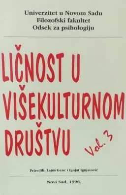 Ličnost u višekulturnom društvu. Vol. 3