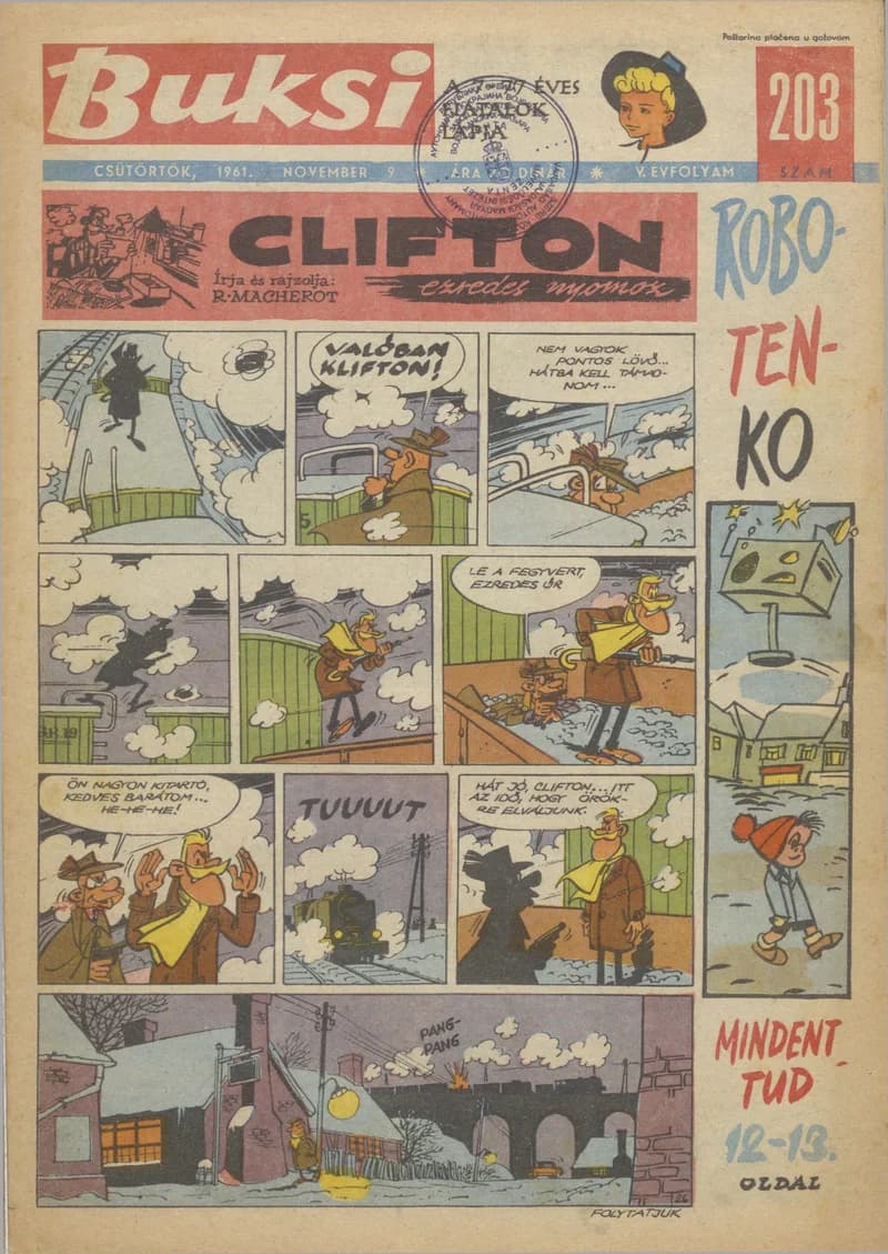 Buksi, 5. évf. 1961. november 9. 203. sz.