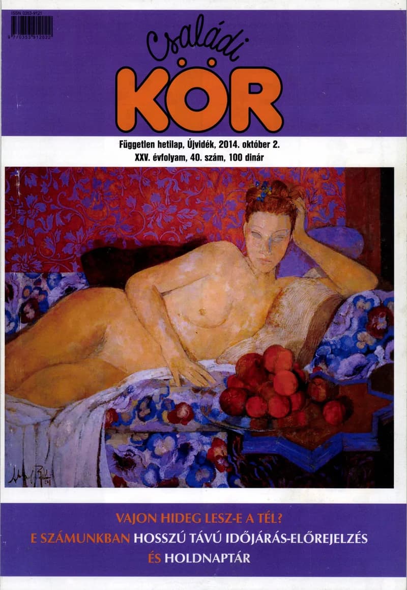 Családi Kör, 25. évf. 2014. október 2. 40. sz.