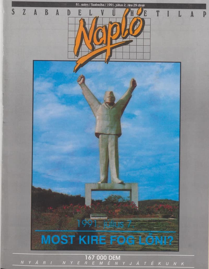 Napló - Szabadelvű hetilap, 2. évf. 1991. július 2. 61. sz.