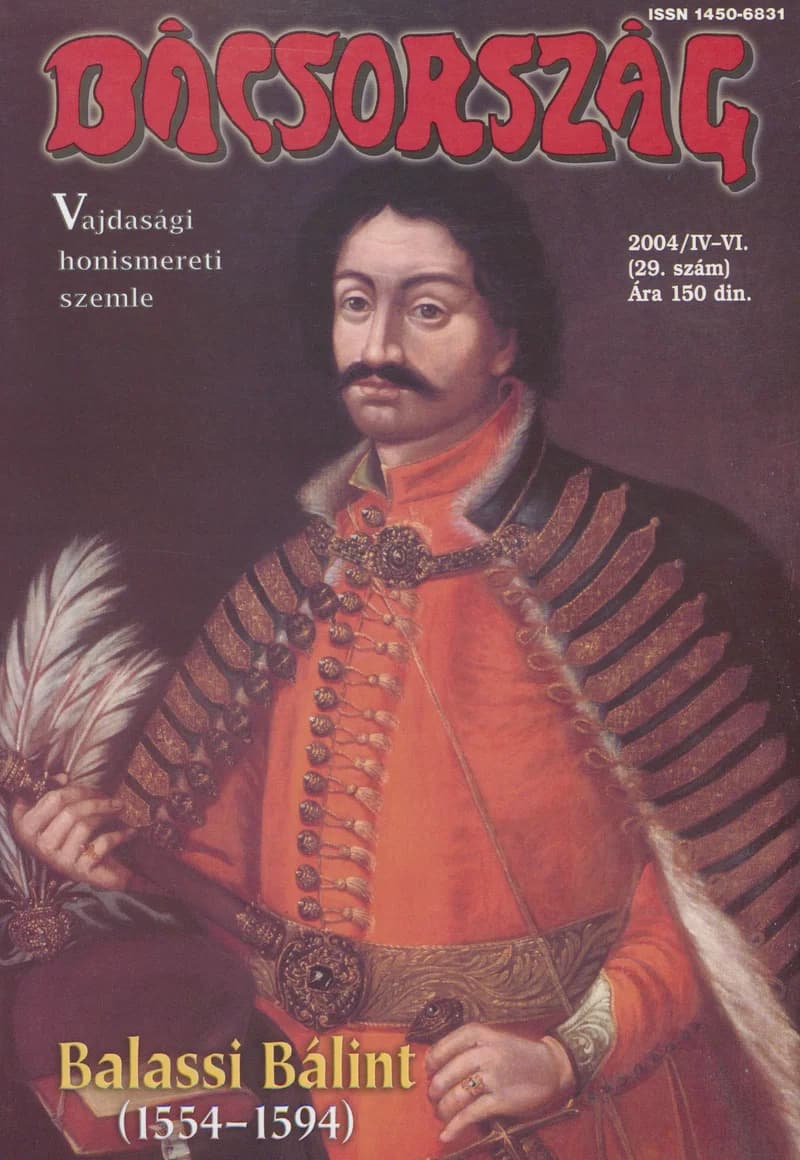 Bácsország, 10. évf. 2004. április – június. 4–6. sz.