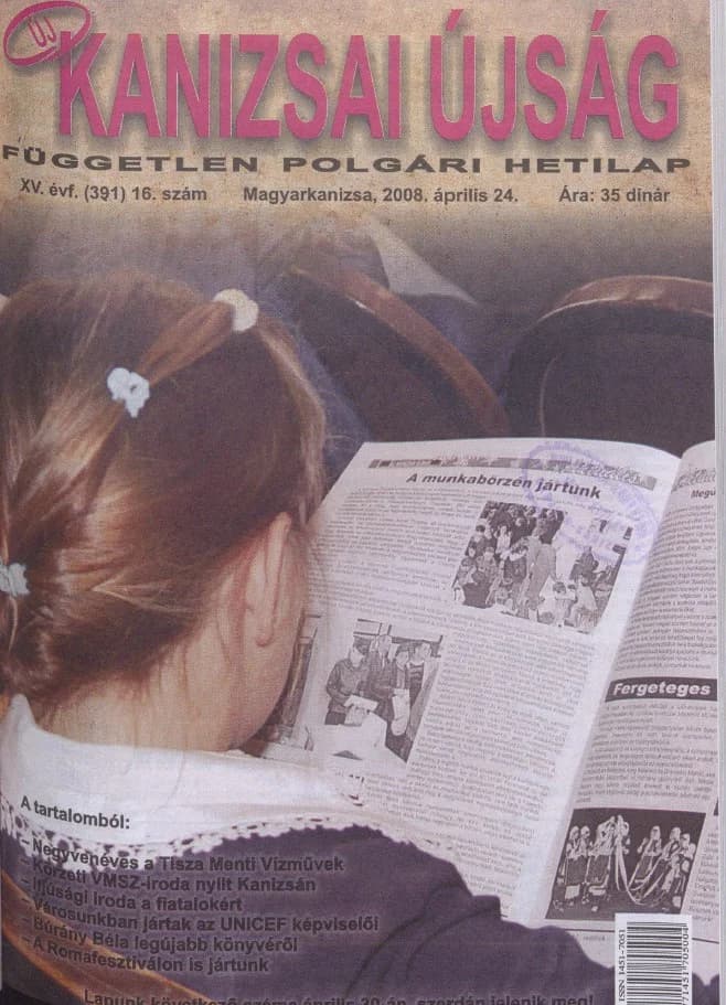Új Kanizsai Újság, 15. évf. 2008. április 24. 16. sz.
