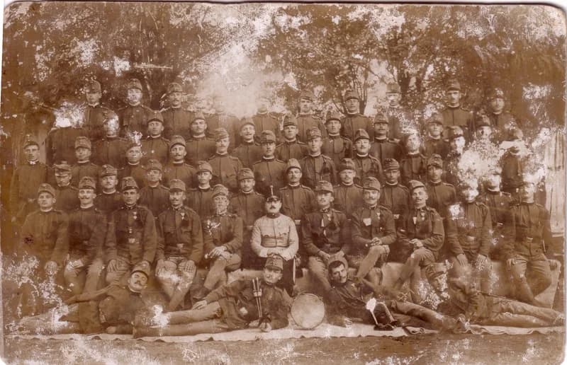 Első világháborús katonai csoportkép