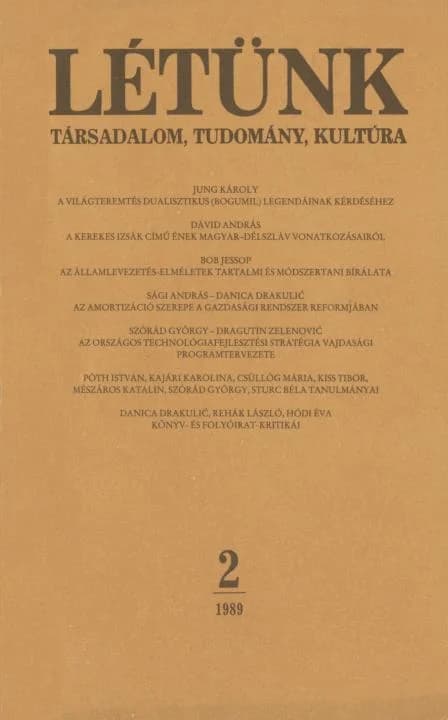 Létünk, 19. évf. 1989. március – április. 2. sz. 171–353. oldal
