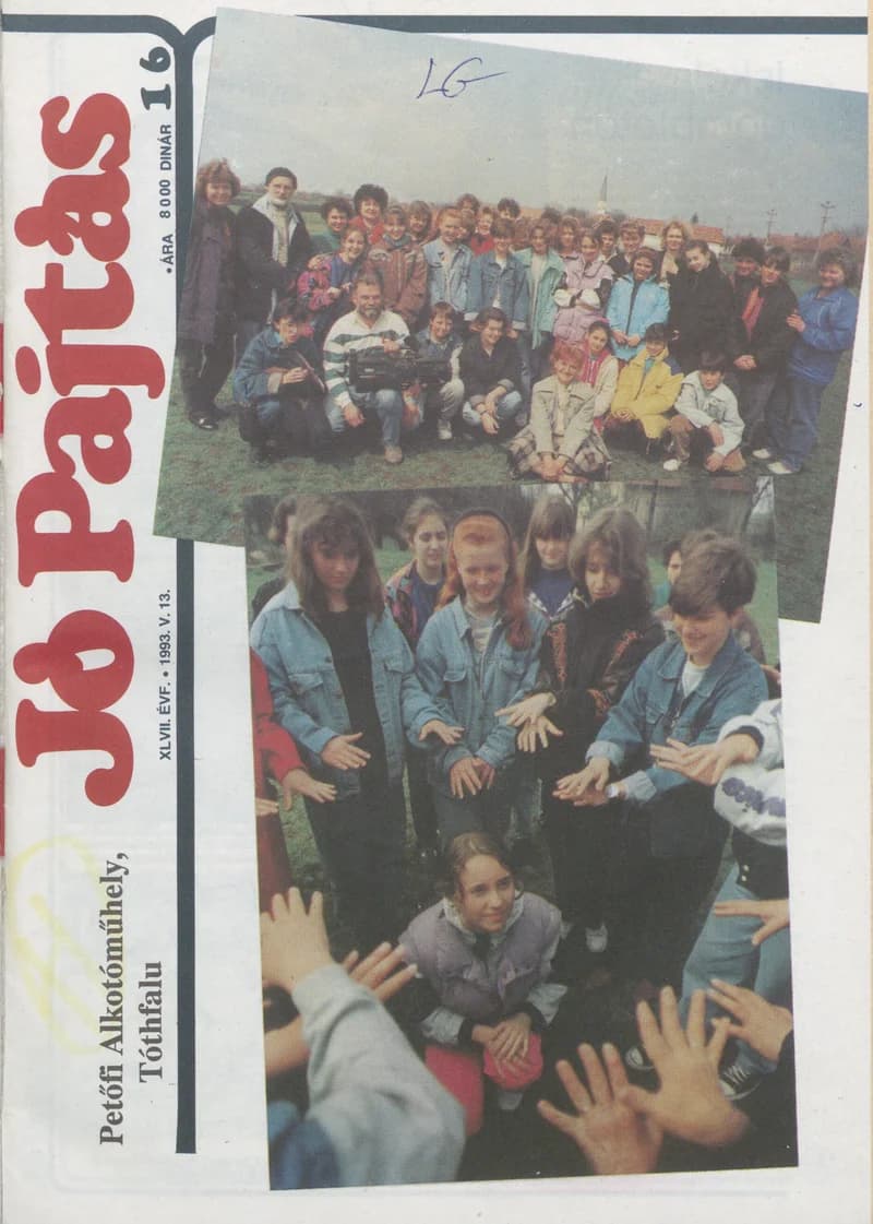 Jó Pajtás, 47. évf. 1993. május 13. 16–61. sz.