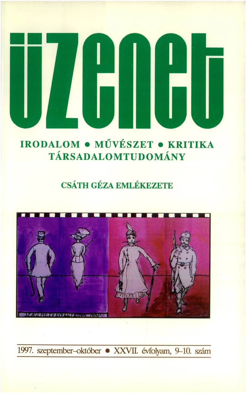 Üzenet, 27. évf. 1997. szeptember – október. 9–10. sz. 521–736. oldal