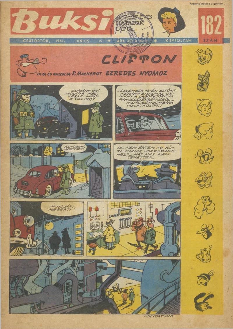 Buksi, 5. évf. 1961. június 15. 182. sz.