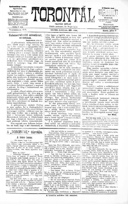 Torontál, 28. évf. 1899. július 19. 163. sz.
