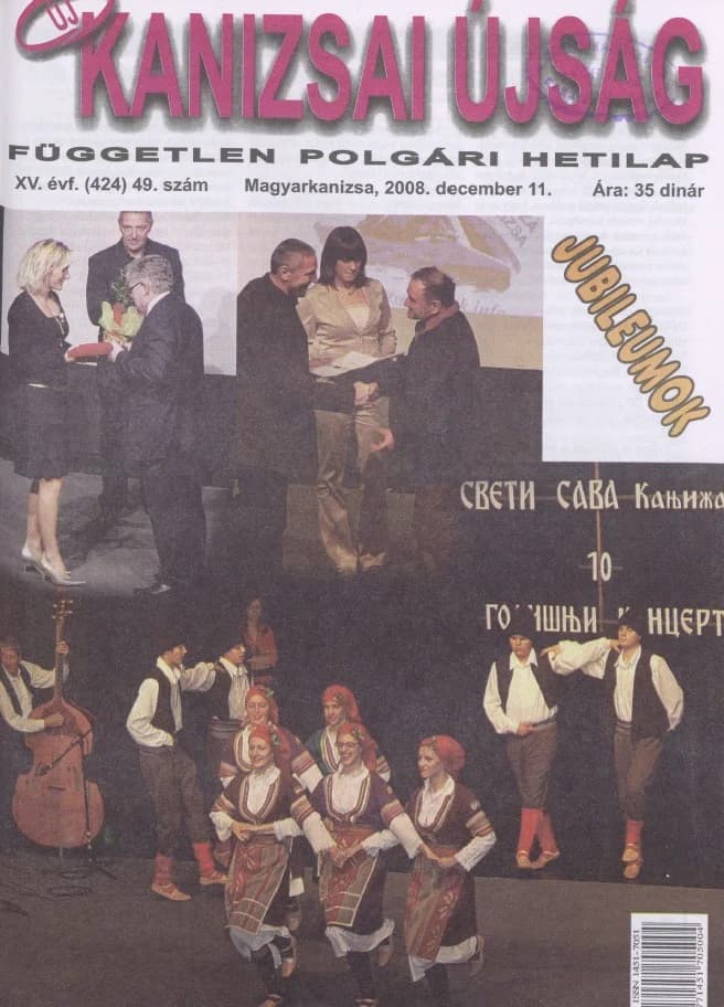 Új Kanizsai Újság, 15. évf. 2008. december 11. 49. sz.