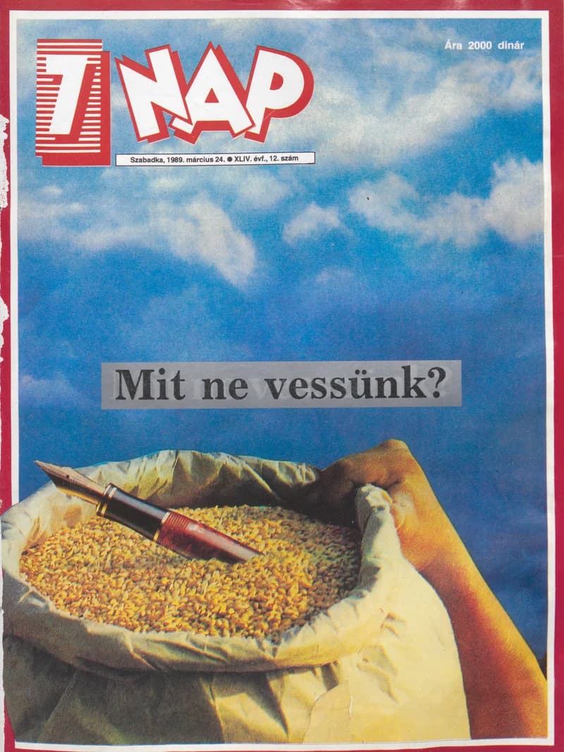 7 Nap, 44. évf. 1989. március 24. 12. sz. 1–68. oldal