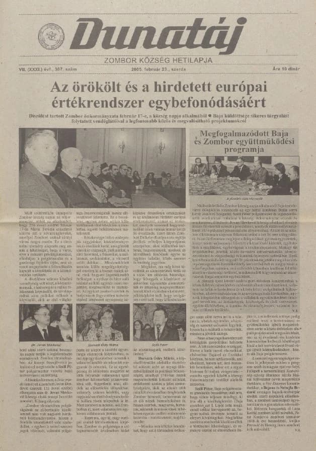 Dunatáj, 7. évf. 2005. február 23. 307. sz.