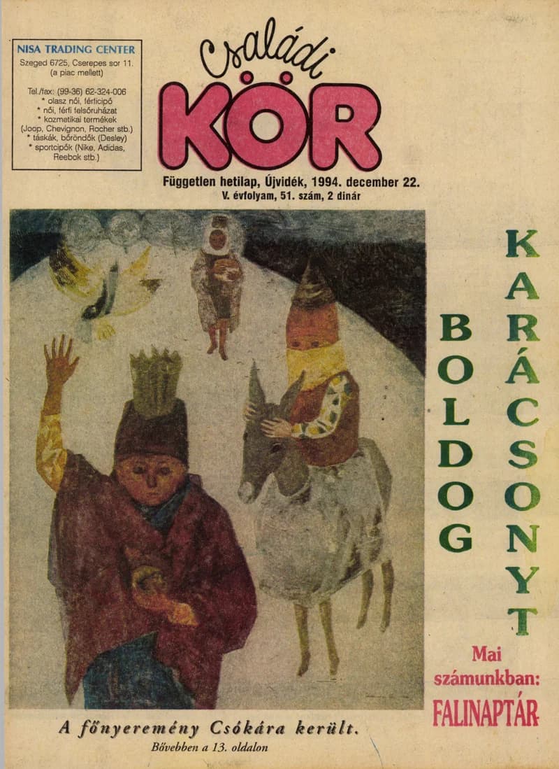 Családi Kör, 5. évf. 1994. december 22. 51. sz.