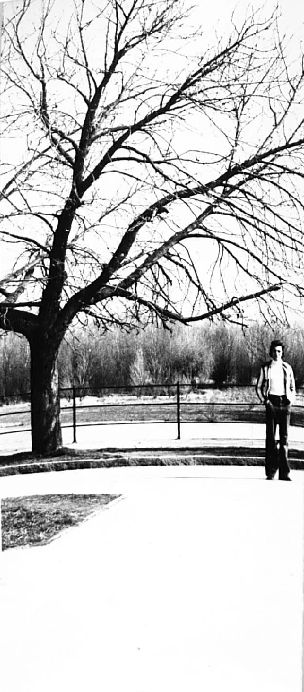 Fehér László a zentai Tisza-parton