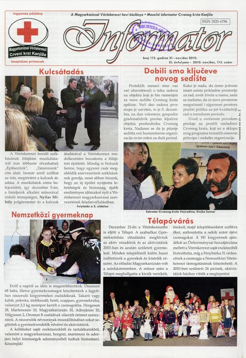 Informator, 11. évf. 2010. november 12. – december 1. 113. sz.