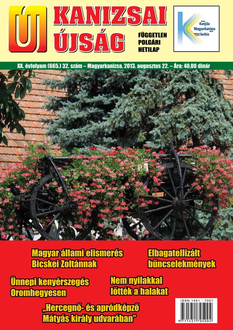 Új Kanizsai Újság, 20. évf. 2013. augusztus 22. 32. sz.