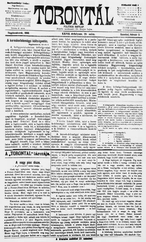 Torontál, 27. évf. 1898. február 5. 28. sz.
