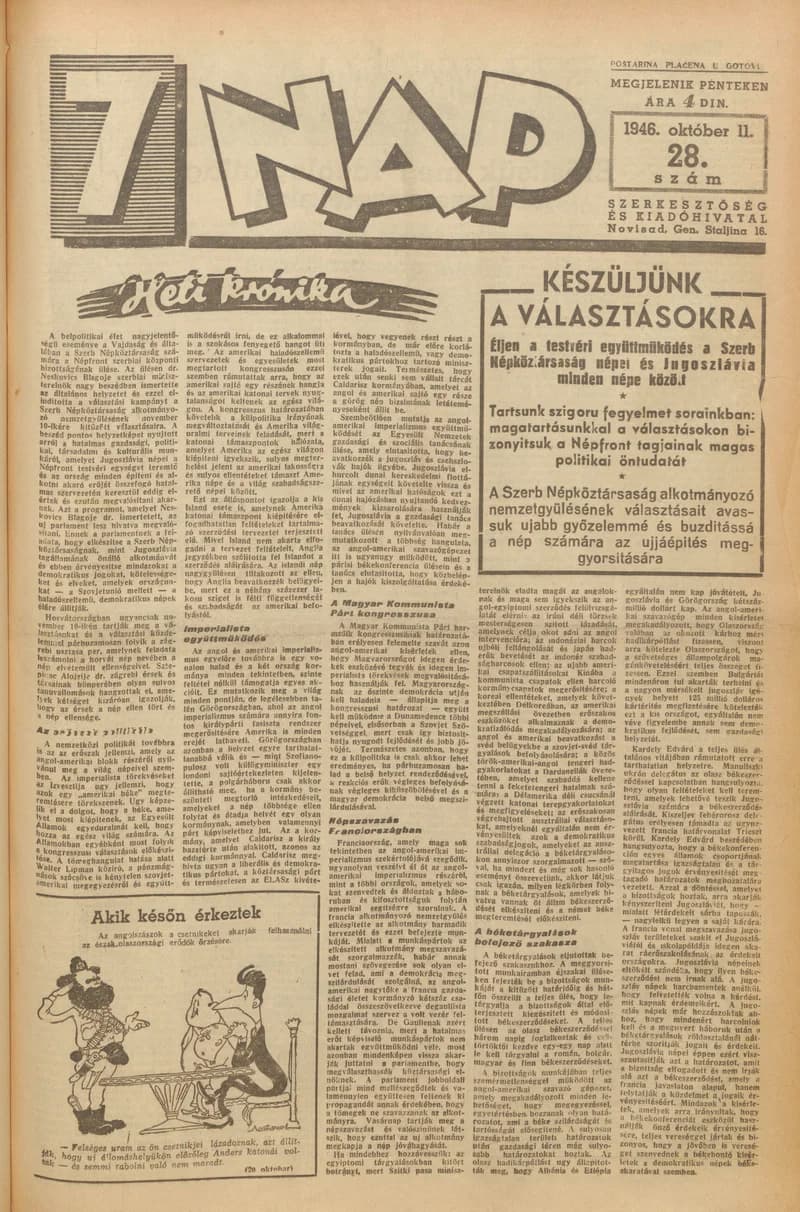 7 Nap, 1. évf. 1946. október 11. 28. sz. 1–10. oldal