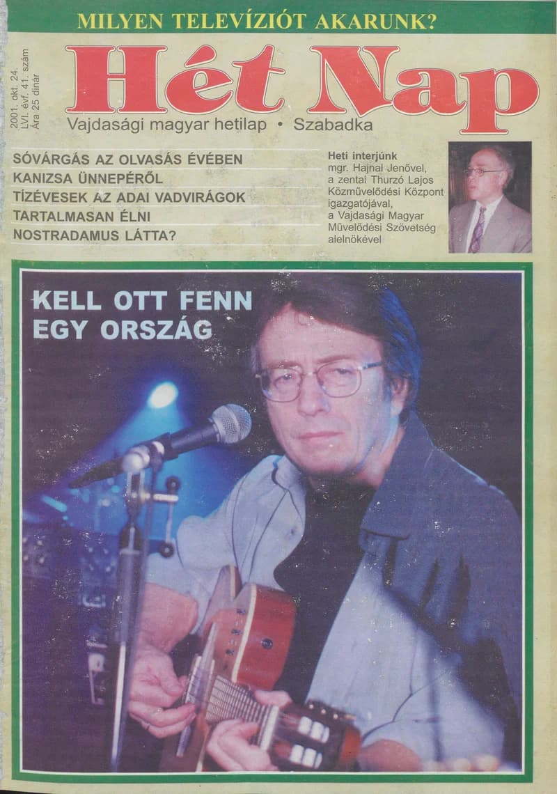7 Nap, 56. évf. 2001. október 24. 41. sz. 1–68. oldal