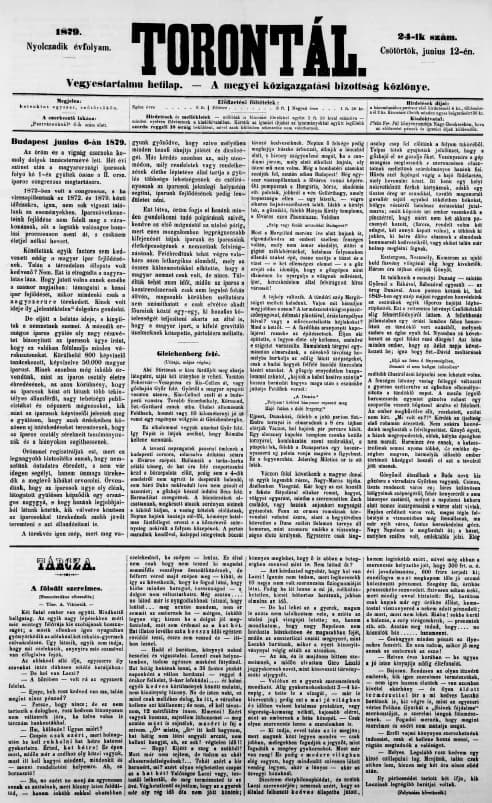 Torontál, 8. évf. 1879. június 12. 24. sz.