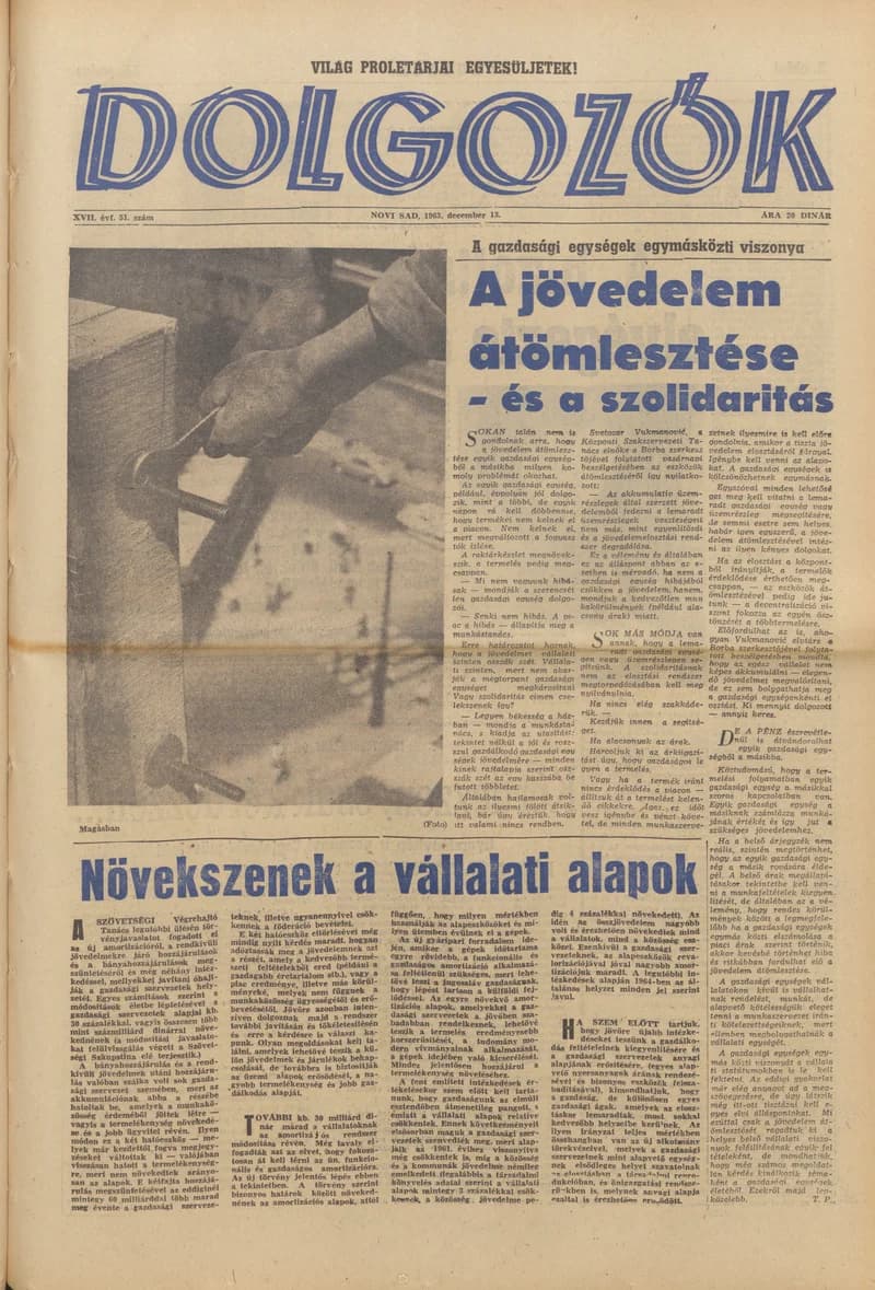 Dolgozók, 17. évf. 1963. december 13. 51. sz.