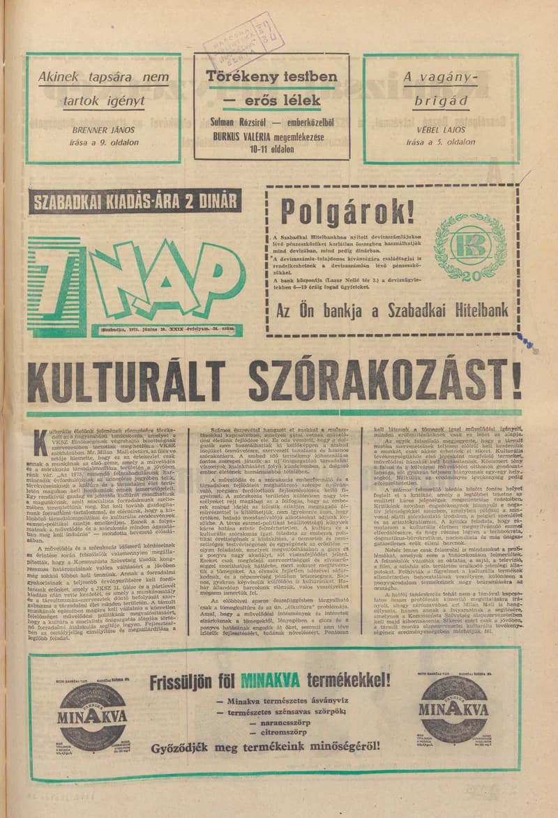 7 Nap, 30. évf. 1975. június 20. 24. sz. 1–28. oldal