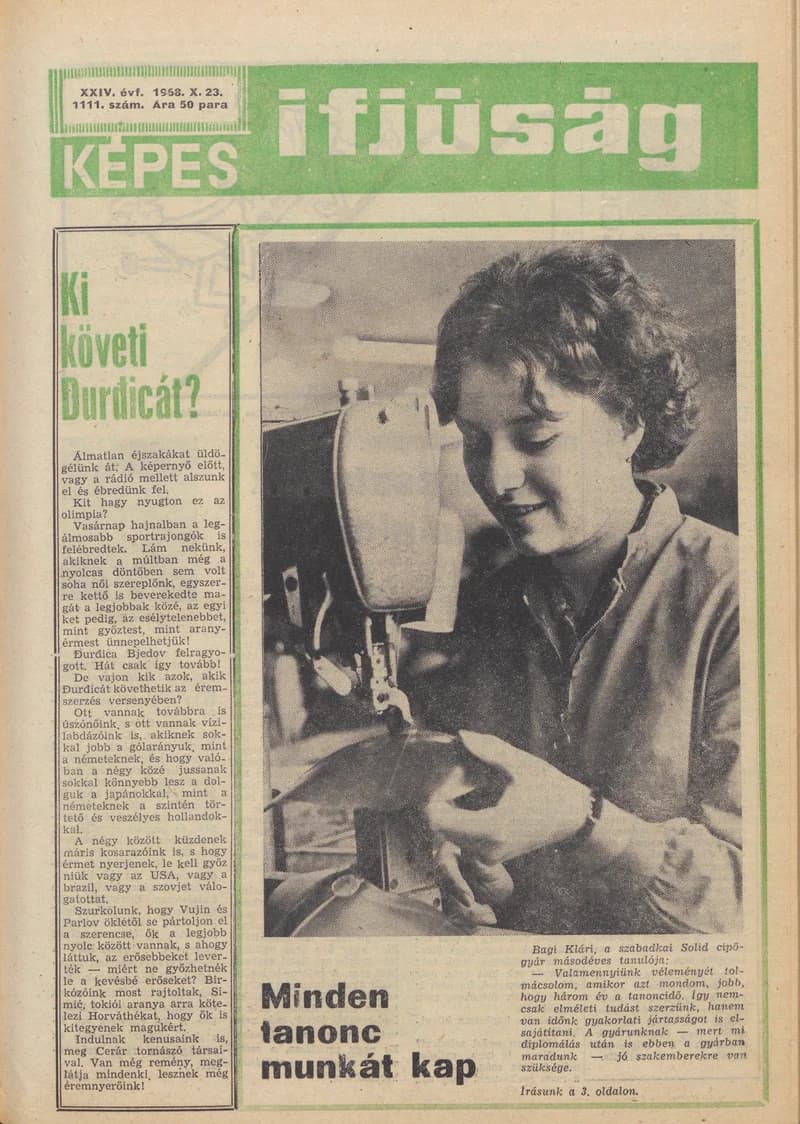 Képes Ifjúság, 24. évf. 1968. október 23. 1111. sz. 1–32. oldal