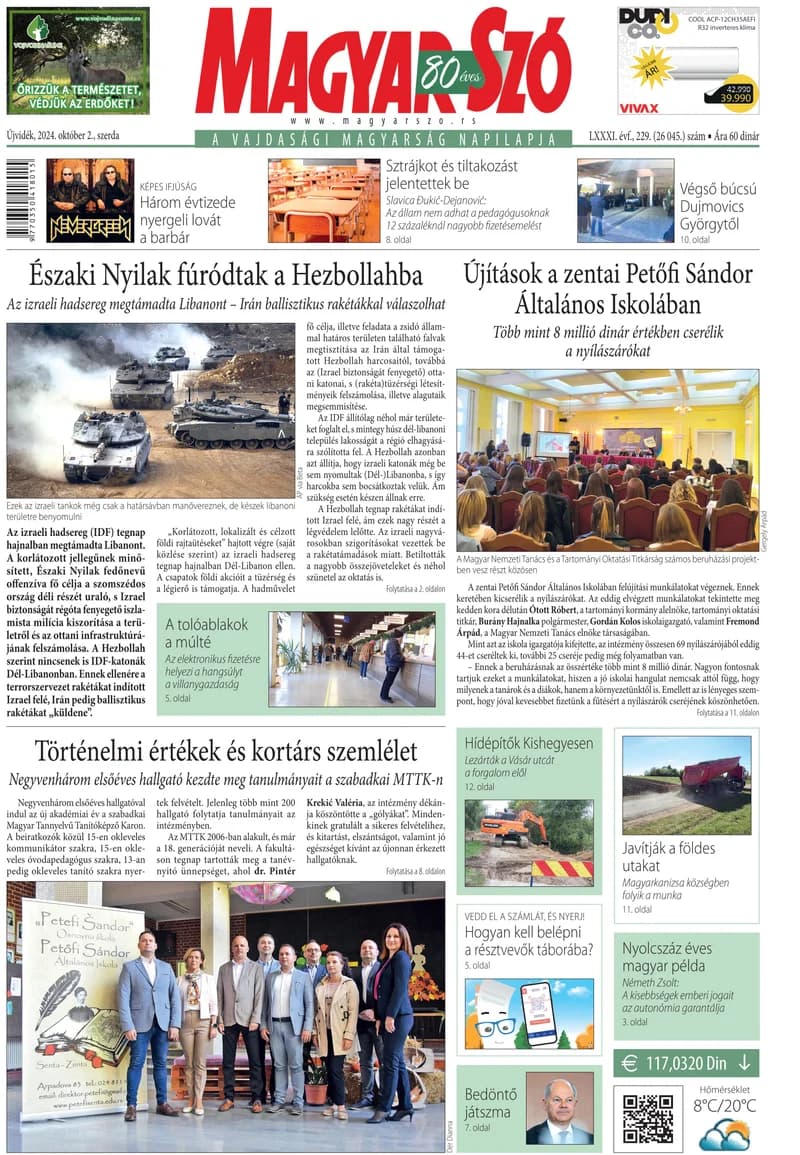 Magyar Szó, 81. évf. 2024. október 2. 229. sz. 1–16. oldal