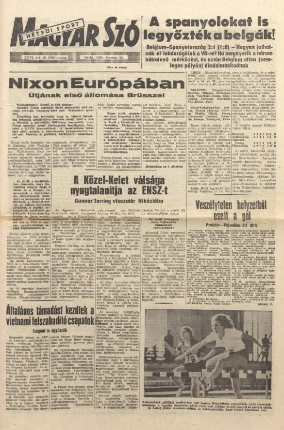 Magyar Szó, 26. évf. 1969. február 24. 53. sz. 1–14. oldal