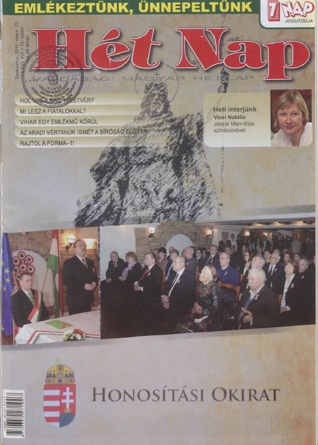 7 Nap, 66. évf. 2011. március 23. 12. sz.