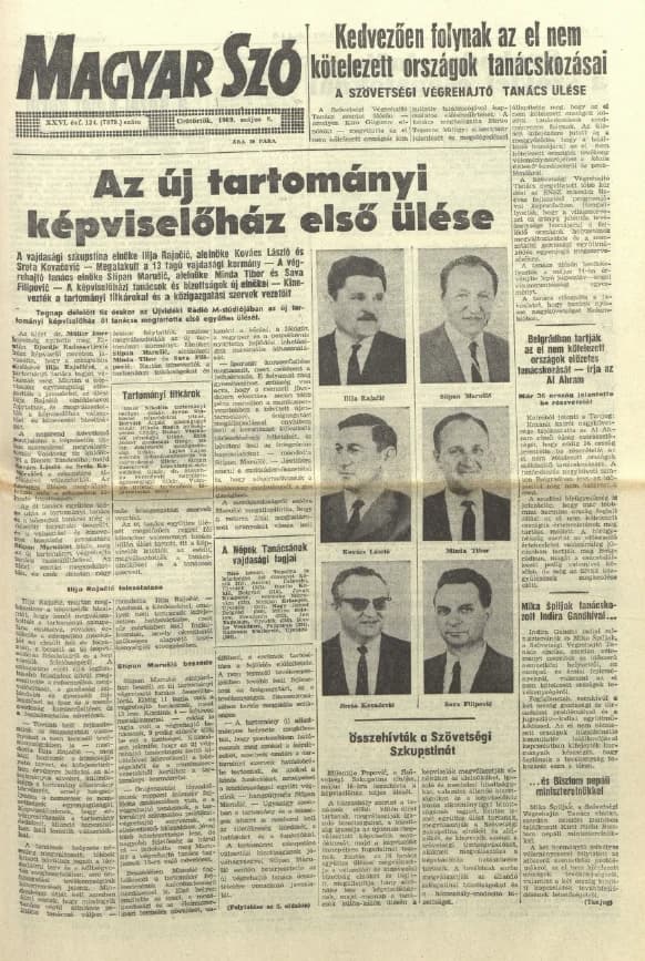 Magyar Szó, 26. évf. 1969. május 8. 124. sz. 1–20. oldal