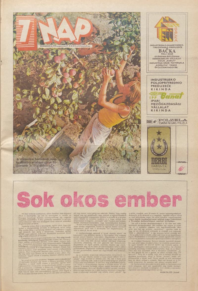 7 Nap, 33. évf. 1978. augusztus 11. 32. sz. 1–20. oldal