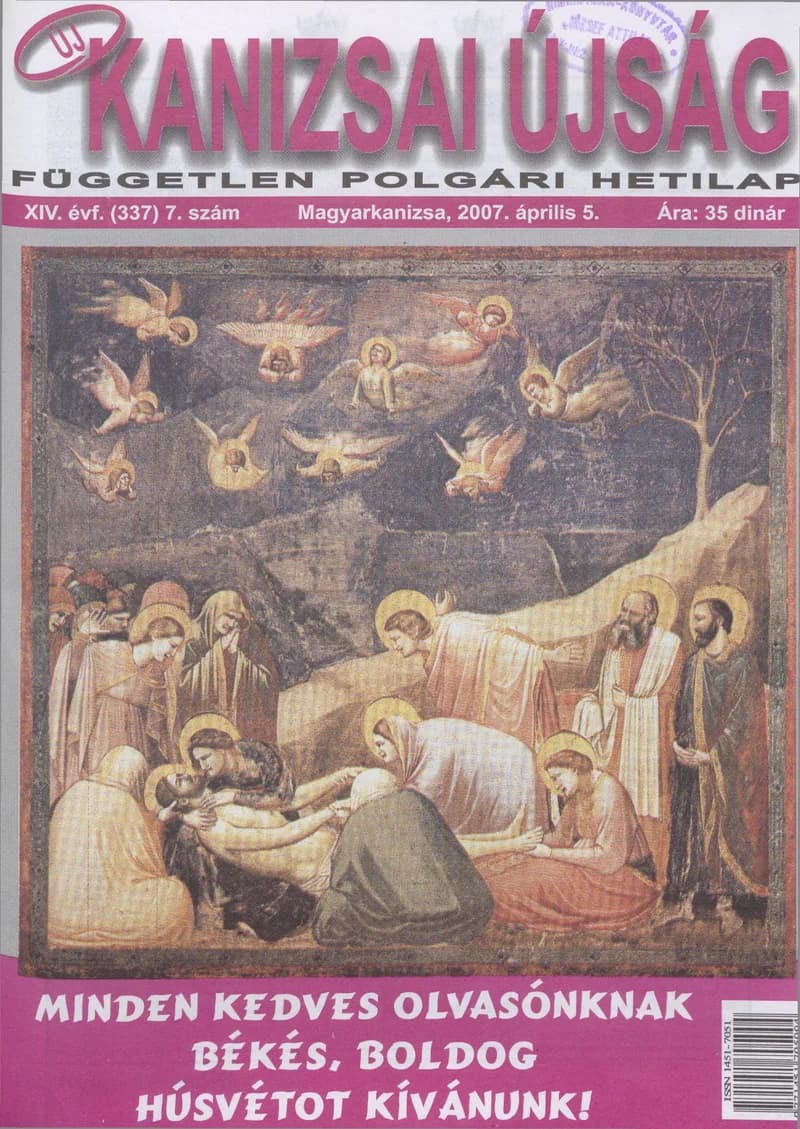 Új Kanizsai Újság, 14. évf. 2007. április 5. 7. sz.