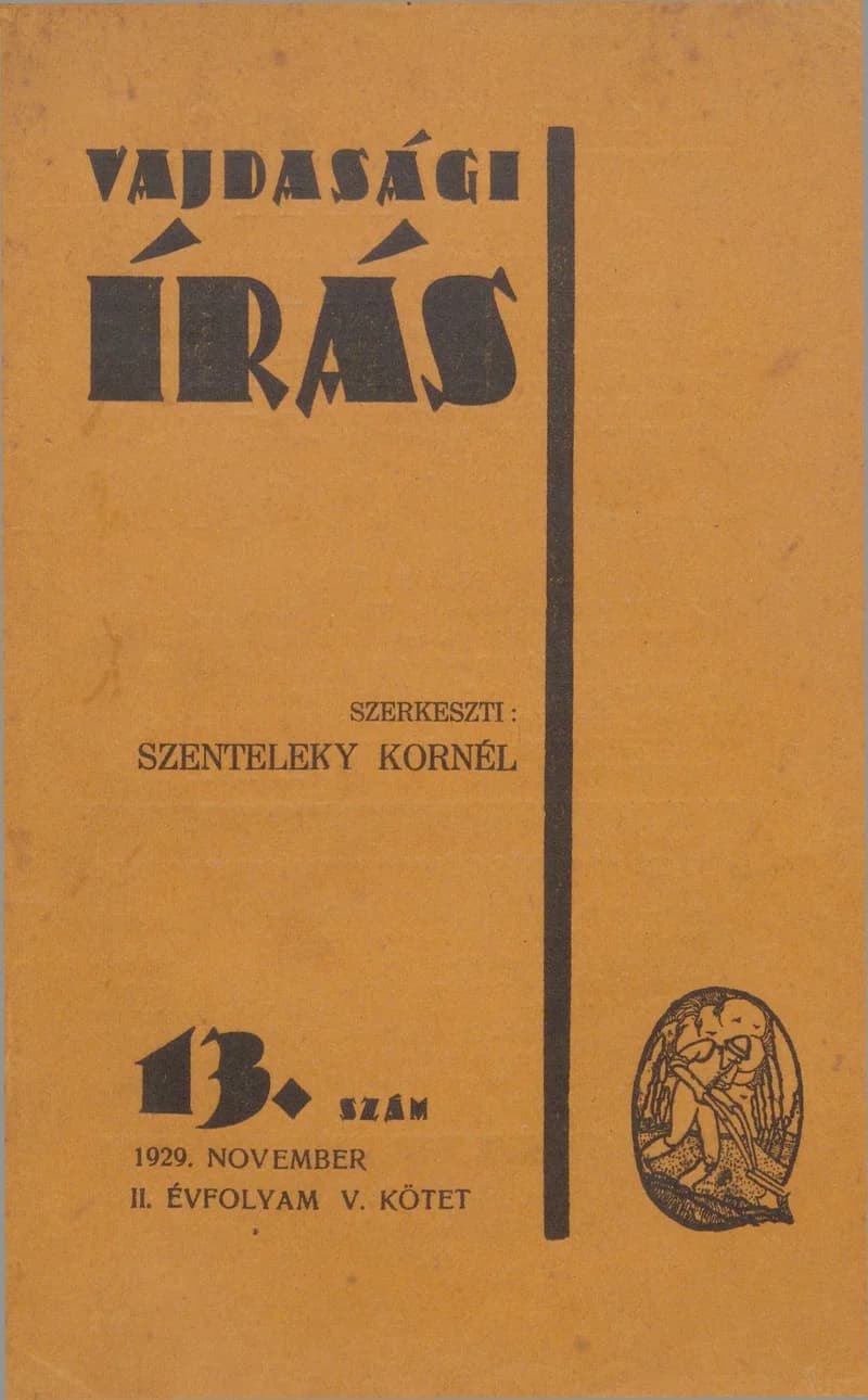 Vajdasági Írás, 2. évf. 1929. november. 13. sz. 243–296. oldal