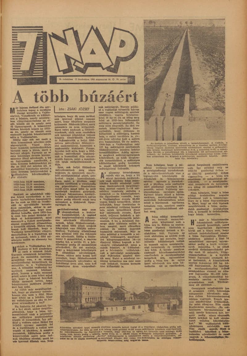 7 Nap, 10. évf. 1955. augusztus 14. 33. sz. 1–16. oldal