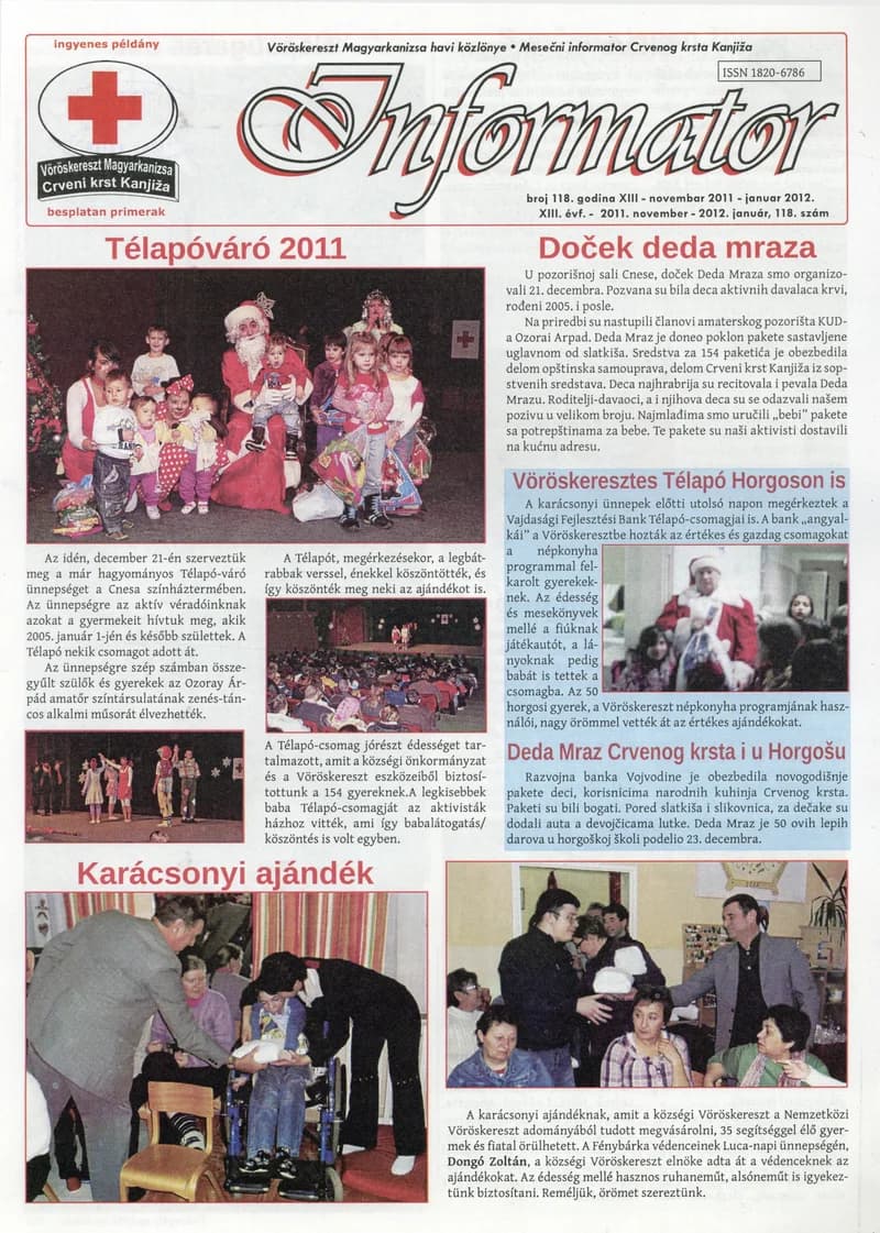 Informator, 12. évf. 2011. november 1. – 2012. január 1. 118. sz.