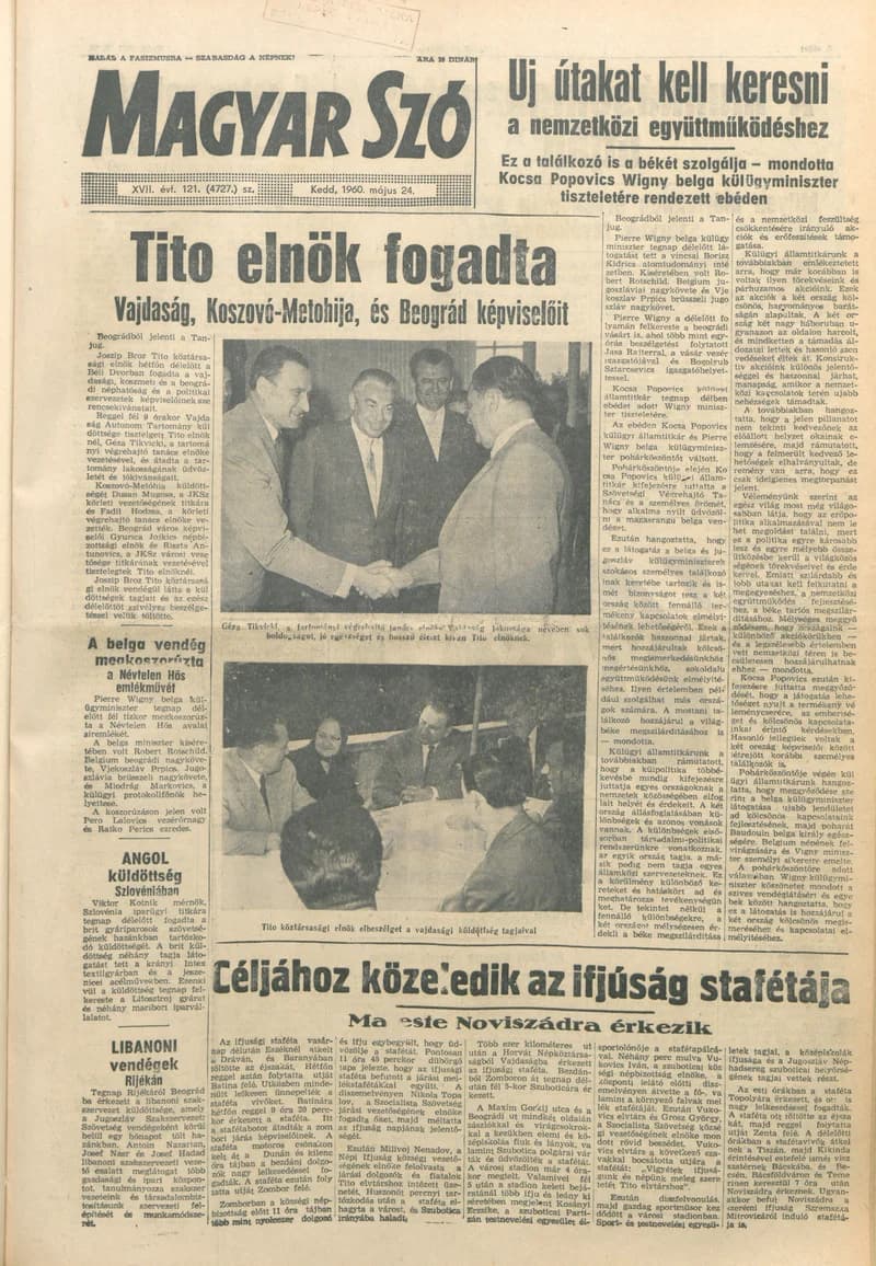 Magyar Szó, 17. évf. 1960. május 24. 121. sz. 1–12. oldal