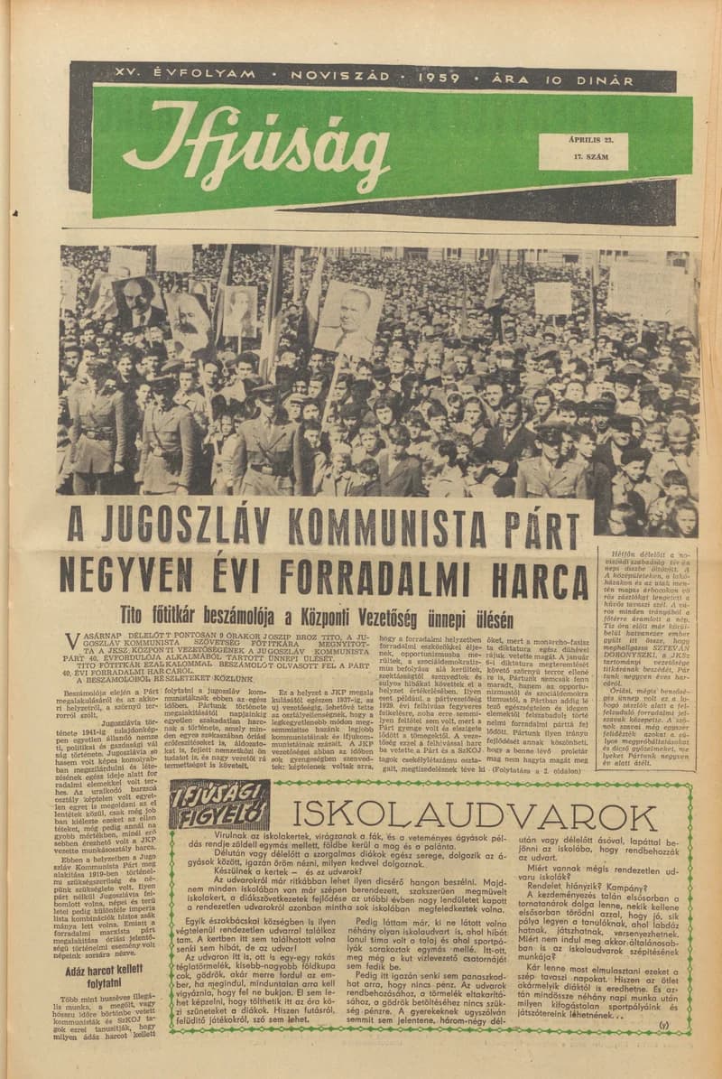 Ifjúság, 15. évf. 1959. április 23. 17. sz.