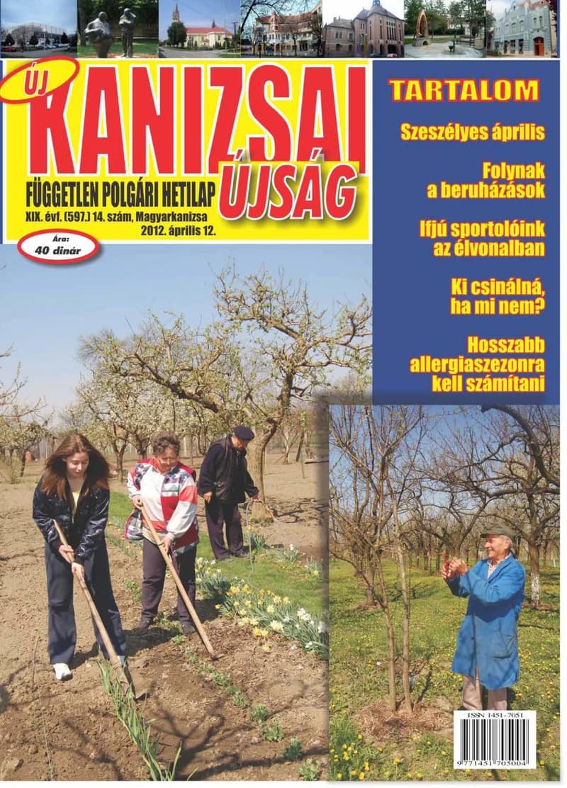Új Kanizsai Újság, 19. évf. 2012. április 12. 14. sz.