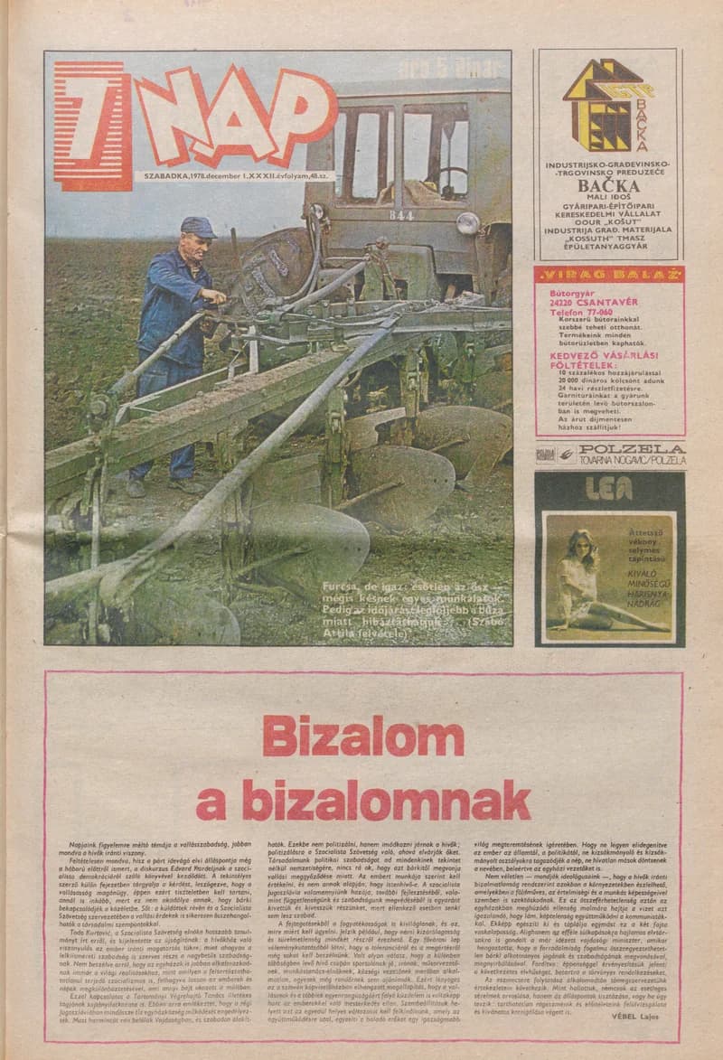 7 Nap, 33. évf. 1978. december 1. 48. sz. 1–16. oldal
