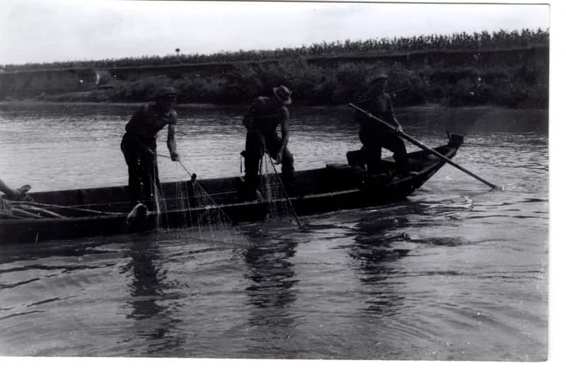 Halászok munka közben