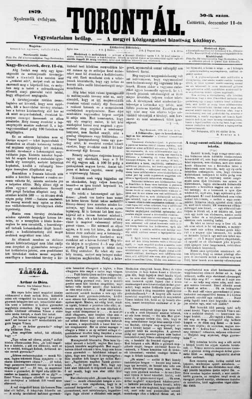 Torontál, 8. évf. 1879. december 11. 50. sz.