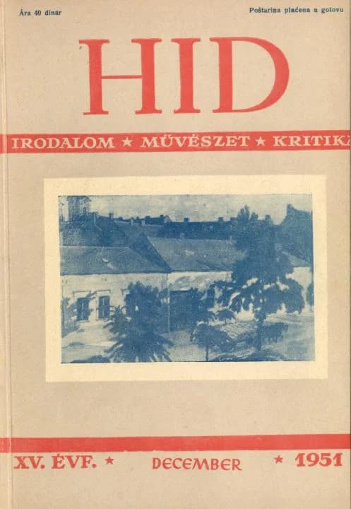 Híd, 15. évf. 1951. december. 12. sz. 753–832. oldal