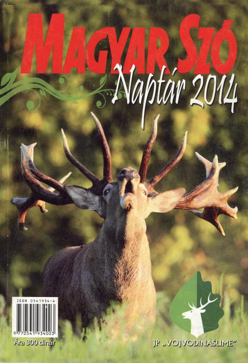 Magyar Szó Naptár, 61. évf. 2014. 61. sz.