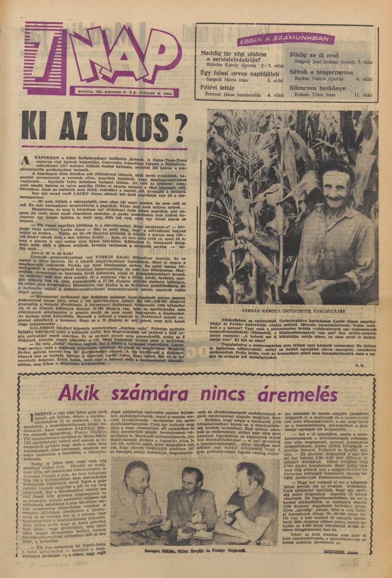 7 Nap, 20. évf. 1965. augusztus 27. 34. sz. 1–20. oldal